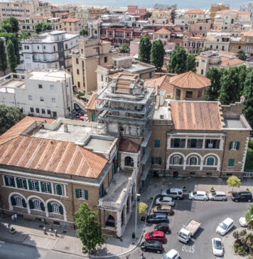 Ostia Municipio Palazzo del Governatorato X piazza della Stazione Vecchia drone canaledieci