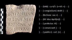 Ostia Antica: scoperti due nuovi frammenti dei Fasti Ostienses