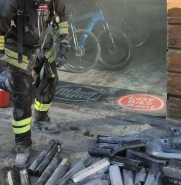 Il negozio di biciclette elettriche