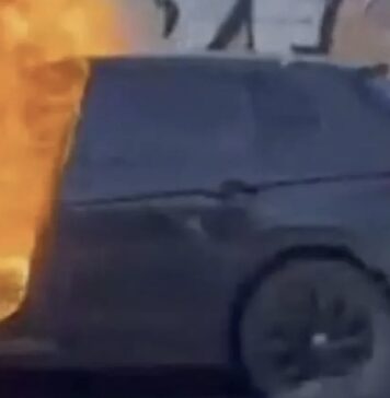 La Golf in fiamme