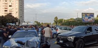 I rilievi dopo l'omicidio del 38enne di Tor Belal Monaca