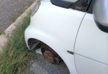 Ostia, razzia di pneumatici dalle auto in sosta: come difendersi