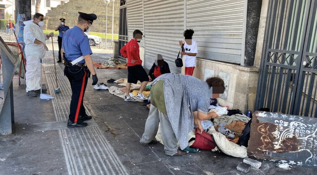 Gli sgomberi a Termini