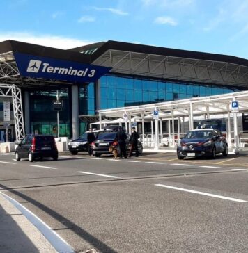 Tentato furto nei duty free dell’aeroporto: otto denunciati dai carabinieri