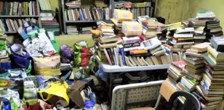 Ostia, maltempo: nubifragio distrugge patrimonio librario di migliaia di opere