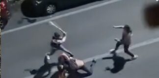 Una delle risse di Guidonia
