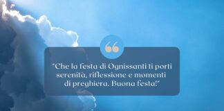 1 novembre 2023, Festa di Ognissanti