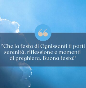1 novembre 2023, Festa di Ognissanti