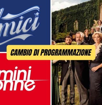 Cambio di programmazione Mediaset