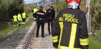 La linea ferroviaria a Guidonia