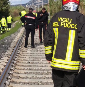 La linea ferroviaria a Guidonia