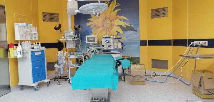 La sala parto dell'ospedale di Tivoli