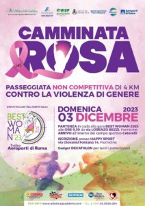 Fiumicino, Best Woman 2023: alla 31ma edizione anche la Camminata in rosa