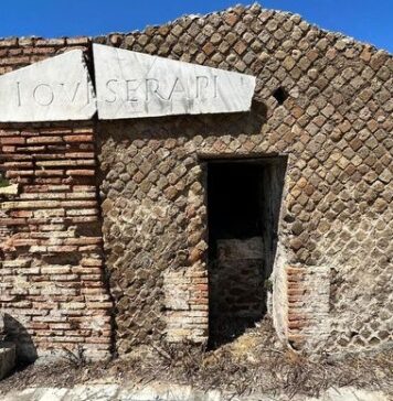 Parco archeologico Ostia Antica: riaperto il santuario di Serapide