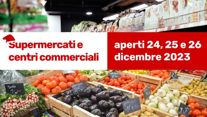 Supermercati aperti a Natale 2023