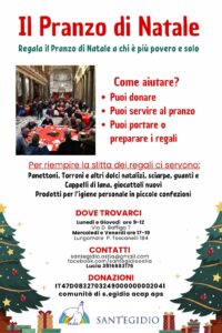 Ostia, la Comunità di Sant’Egidio cerca offerte e volontari per il pranzo di Natale dei più poveri 1