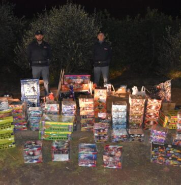 Il materiale sequestrato dalla Polizia
