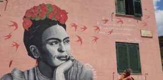 Murales di Frida Kahlo al Trullo