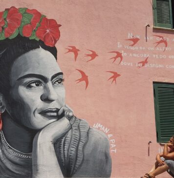 Murales di Frida Kahlo al Trullo