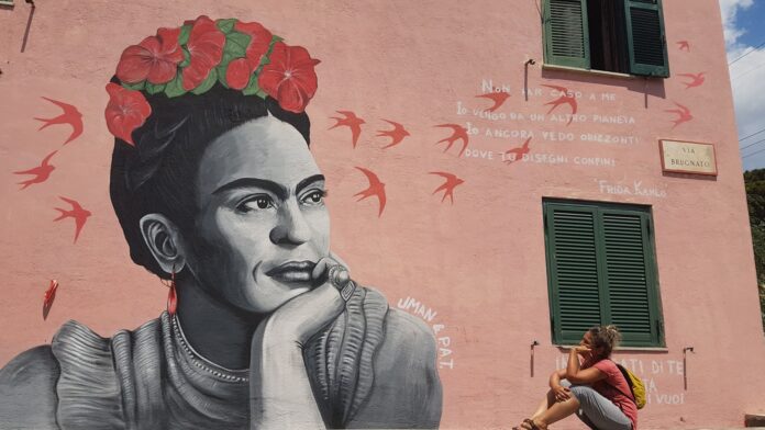 Murales di Frida Kahlo al Trullo