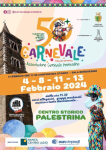 Palestrina, in rampa di lancio la cinquantunesima edizione del Carnevale Prenestino 1