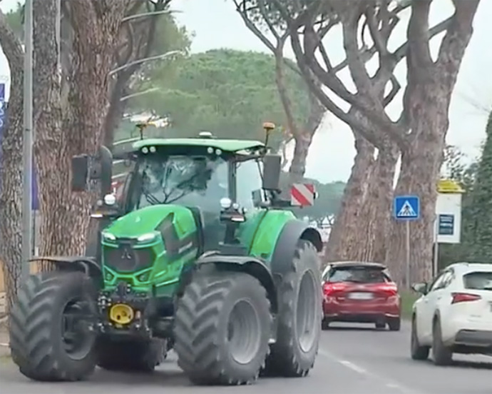 Roma, la Questura autorizza solo 10 trattori (VIDEO) 1