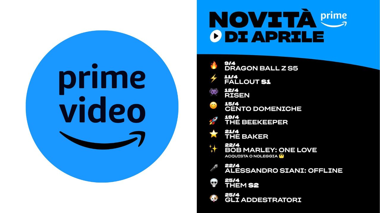 Catalogo Prime Video Aprile 2024