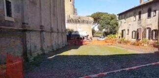 Ostia Antica, cedono le fogne: ansia per la cattedrale del XV secolo (VIDEO)