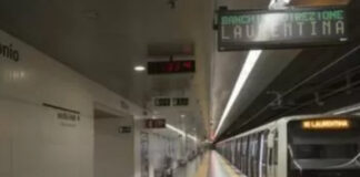 Metro C, circolazione sospesa per intervento forze dell'ordine