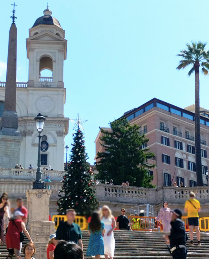 Nella piazza più famosa di Roma è ancora...Natale 1