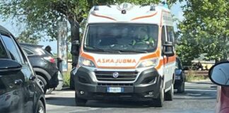 L'intervento di una ambulanza