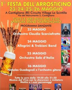 Sagre e feste nel Lazio dal 24 al 26 maggio: itinerario tra i sapori locali, dal prugnolo allo gnocco fritto, passando per gelati alla carota e birre artigianali 
