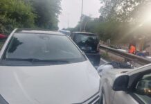 Incidente in via Ostiense: ferito un motociclista