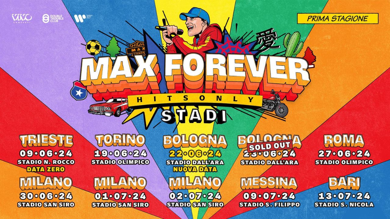 Concerti Max Pezzali 2024