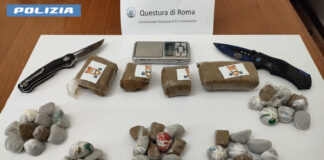 Civitavecchia, arresto per spaccio: trovata droga già confezionata per il mercato