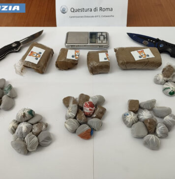 Civitavecchia, arresto per spaccio: trovata droga già confezionata per il mercato