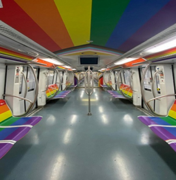 ROMA-TRENO-ARCOBALENO-METRO-GAY-PRIDE-