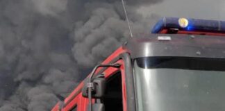 Incendio in zona Magliana, chiuso tratto di strada