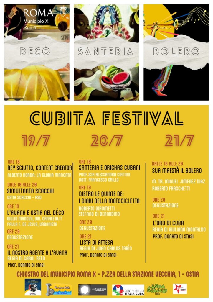 CubIta Festival, al Chiostro di Ostia tre giorni di eventi (a ingresso gratis) 1