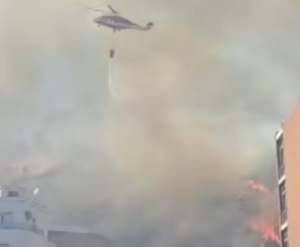 Monte Mario, incendio divampa a due passi dai palazzi: chiusi panoramica e Centro Rai (VIDEO) 1