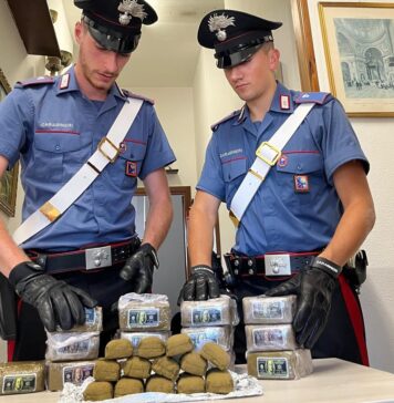 Anzio, oltre 6 kg di hashish scoperti dai carabinieri: due arresti