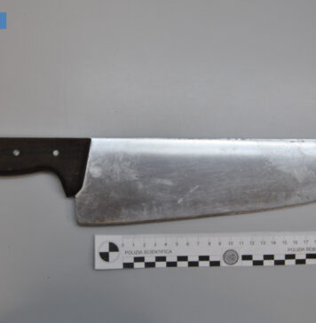 Panico a Lavinio, si barrica in casa con un coltellaccio: minacce di morte agli agenti