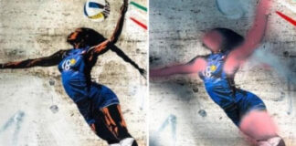 Paola Egonu, vandalizzato il murales appena realizzato davanti al Coni in onore della pallavolista e dell’oro olimpico