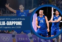 Olimpiadi volley Italia-Giappone