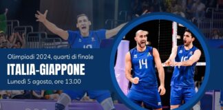 Olimpiadi volley Italia-Giappone