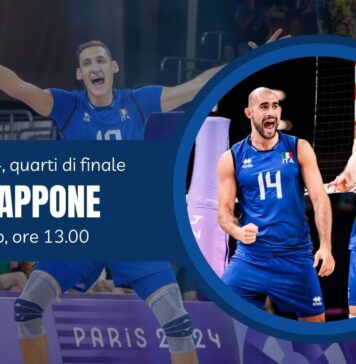 Olimpiadi volley Italia-Giappone