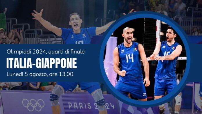 Olimpiadi volley Italia-Giappone