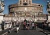 Turisti a Roma centro