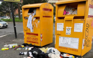 A Ostia e Infernetto denunce sul degrado dei cassonetti per abiti usati (VIDEO) 2