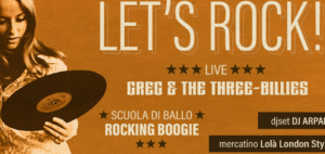 Vinile Roma, serata a tutto rockabilly con la band Greg & Three Billies e la scuola di boogie 2